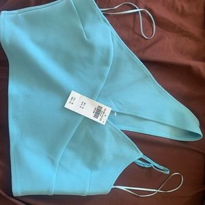 BLUE A&F top so cute NEW